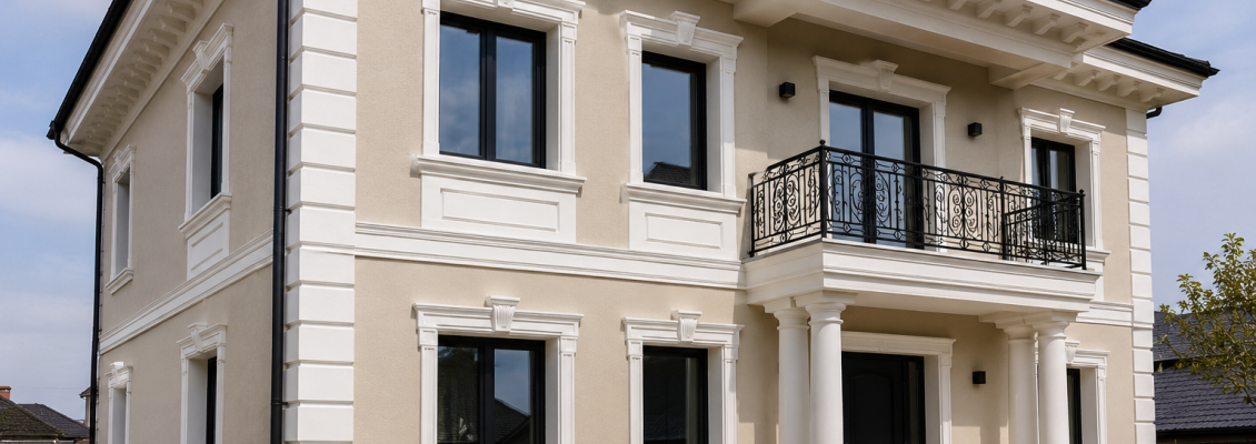 Profile decorative de exterior: ghid complet pentru o fațadă elegantă și rezistentă