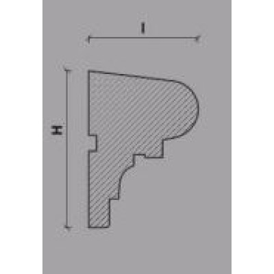 Solbanc decorativ fereastra NS164 90X75X2000     