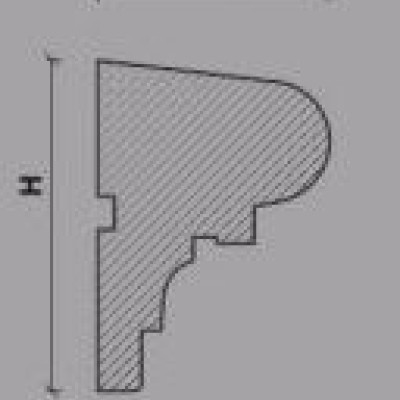 Solbanc decorativ fereastra NS164 90X75X2000     