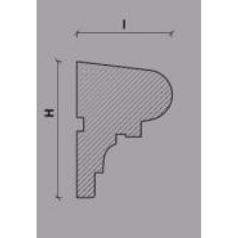 Solbanc decorativ fereastra NS164 90X75X2000     