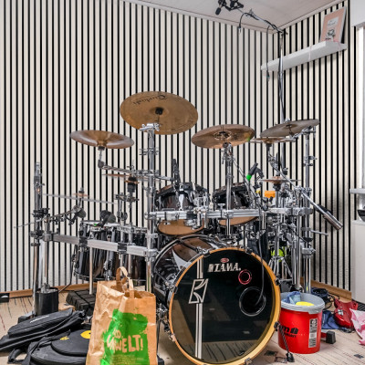 Riflaj Acustic Panou 3D (Alb cenușă) Riflaj Acustic Panou 3D (Alb cenușă)