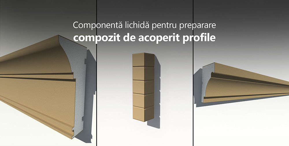 Componentă lichidă pentru acoperirea profilelor