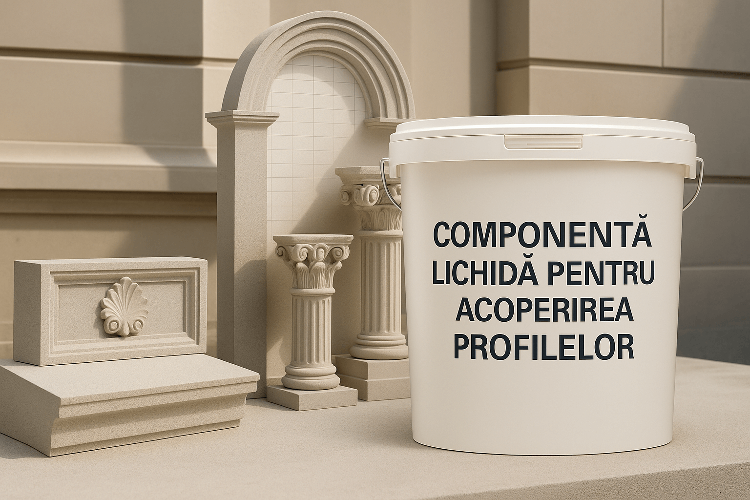 Componentă lichidă pentru acoperirea profilelor