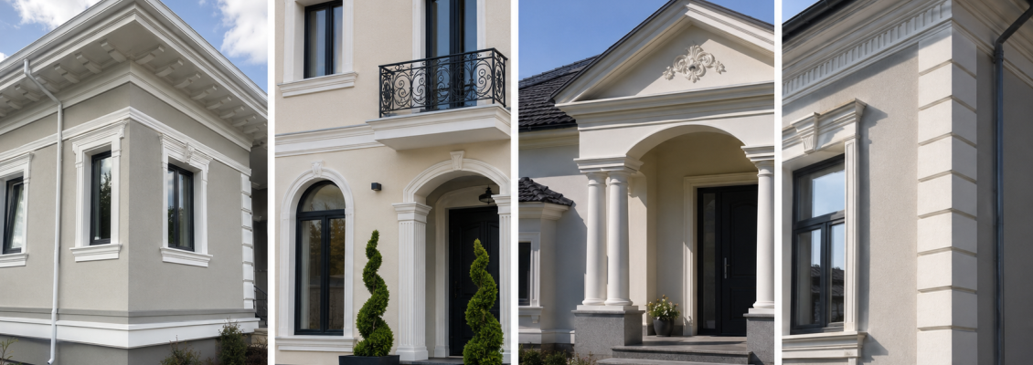 Acum este cel mai bun moment să montezi profile decorative pentru exterior