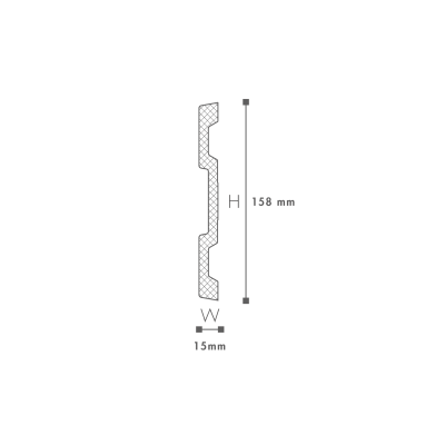 Ancadrament decorativ fereastra MA61 158X15X2000     Ancadrament decorativ fereastra MA61 158X15X2000