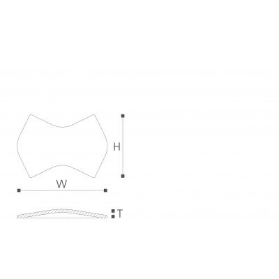 Panou decorativ 3D interior poliuretan Arstyl 3D WING 175X250X25      Panou decorativ 3D interior poliuretan Arstyl 3D WING 175X250X25