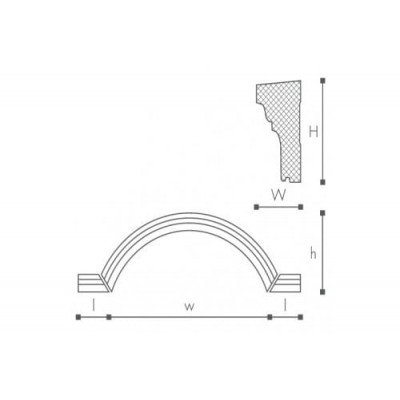 Arcada decorativa domostyl GA1 125X100X183     Arcada decorativa domostyl GA1 125X100X183