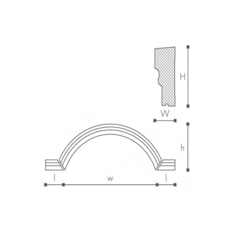 Arcada decorativa domostyl GA3     