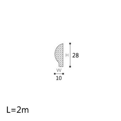 Brau decorativ poliuretan SP1 28x9x2000          Brau decorativ poliuretan SP1 28x9x2000