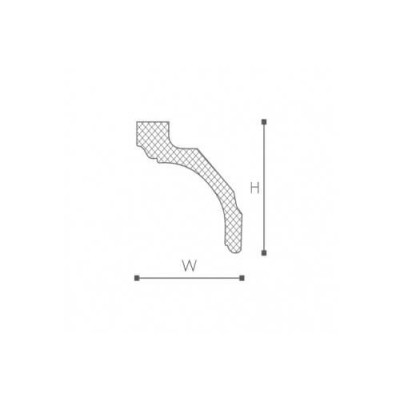 Cornisa decorativa poliuretan Z20 87x87x2000          Cornisa decorativa poliuretan Z20 87x87x2000