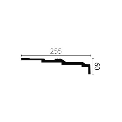Cornisa decorativa AD21 255X60X2000           Cornisa decorativa AD21 255X60X2000