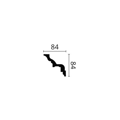 Cornisa decorativa poliuretan Z2 84x84x2000          Cornisa decorativa poliuretan Z2 84x84x2000