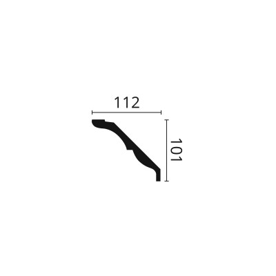 Cornisa decorativa poliuretan Z21 101x112x2000          Cornisa decorativa poliuretan Z21 101x112x2000