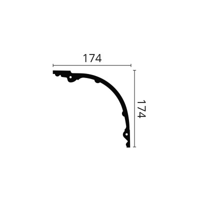 Set colt cornisa decorativa poliuretan Z42 174X174X2000    Set colt cornisa decorativa poliuretan Z42 174X174X2000