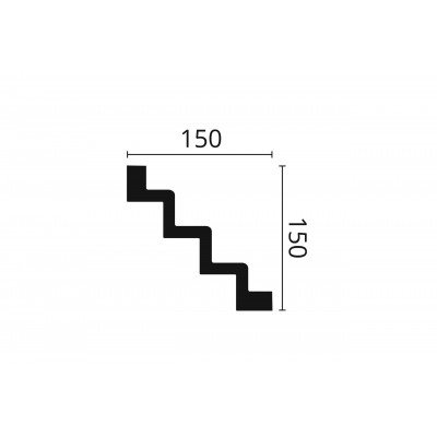 Cornisa decorativa poliuretan Z51 150x150x2000          Cornisa decorativa poliuretan Z51 150x150x2000