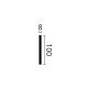 PLINTA POLIMER DUR FL9 100x8x4000 PLINTA POLIMER DUR FL9 100x8x4000