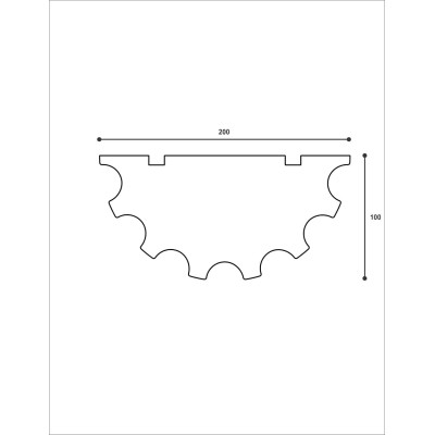 Coloana decorativa NCO1 200X100X2000      