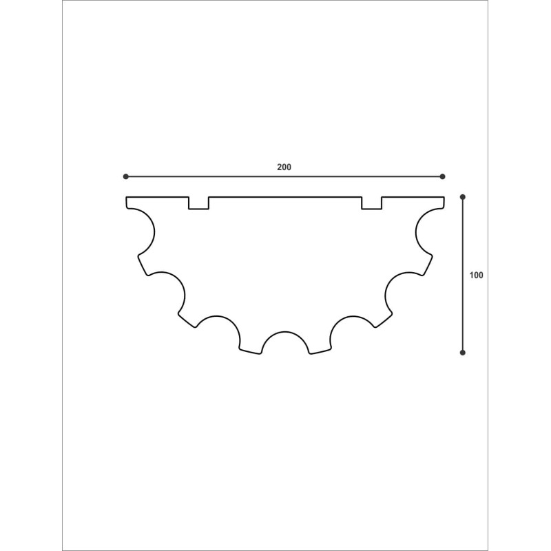 Coloana decorativa NCO1 200X100X2000      