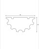 Coloana decorativa NCO1 200X100X2000      