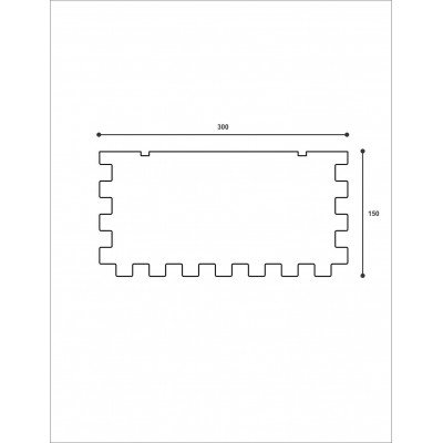 Coloana decorativa NCO2 300X150X2000      