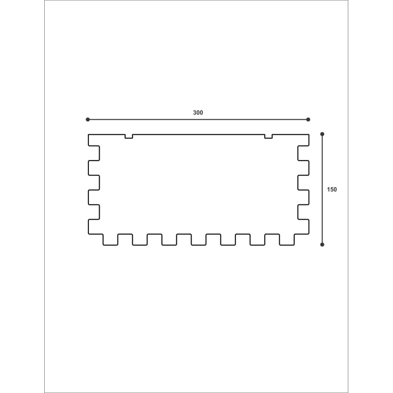 Coloana decorativa NCO2 300X150X2000      