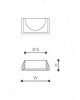 Baza semicoloana decorativa Domostyl DHBT2 TUSCAN   