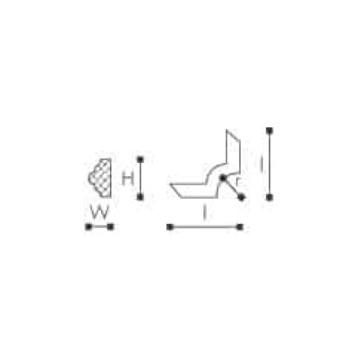 Set coltar decorativ accesoriu Arstyl SP3-3 pentru profil SP3- 4 BUC.    Set coltar decorativ accesoriu Arstyl SP3-3 pentru profil SP3- 4 BUC.