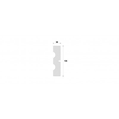 Ancadrament decorativ fereastra NA106 135X30X2000      Ancadrament decorativ fereastra NA106 135X30X2000
