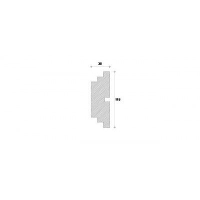 Ancadrament decorativ fereastra NA113 110X35X2000     