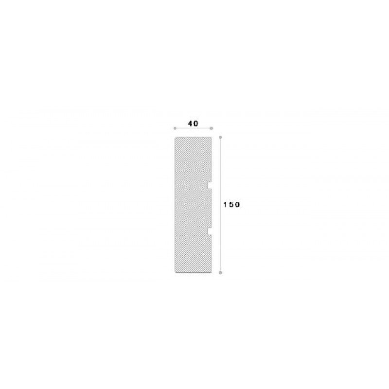 ANCADRAMENT DECORATIV FEREASTRA NA161 150X40X2000