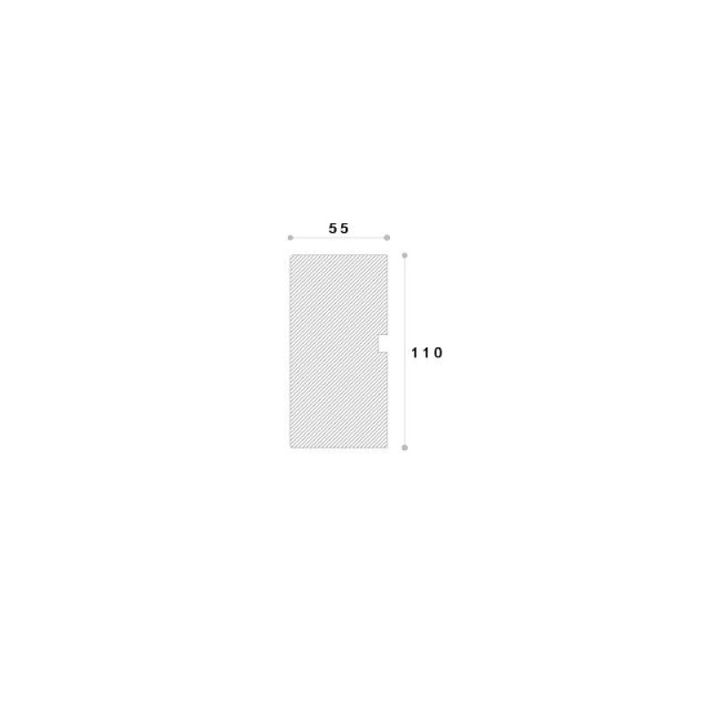 Ancadrament decorativ fereastra NA189 110X55X2000     