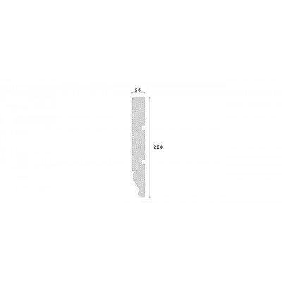Ancadrament decorativ fereastra NA223 200X25X2000     