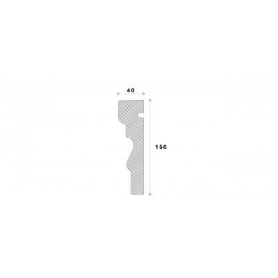 Ancadrament decorativ fereastra REMA11 150X40X2000      Ancadrament decorativ fereastra REMA11 150X40X2000