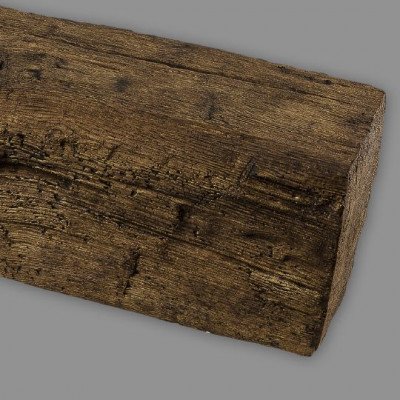 Barna grinda decorativa imitatie lemn Poliuretan Dark Oak 60X95X3000