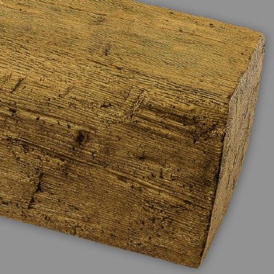Barna grinda decorativa imitatie lemn Poliuretan Light Oak 115X130X4000