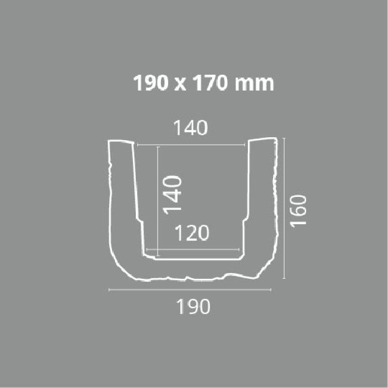 Barna grinda decorativa imitatie lemn Poliuretan Light Oak 160X190X4000