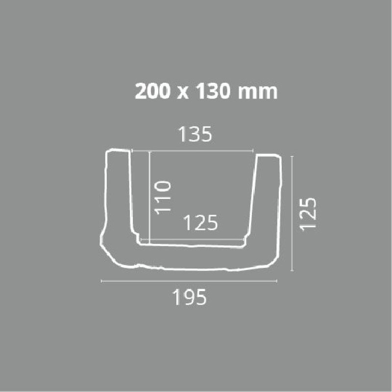 Barna grinda decorativa imitatie lemn Poliuretan Light Oak 125X195X4000