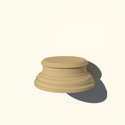 Baza/ Capitel NB112 Ø20  420x250x420