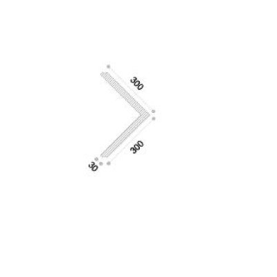 Coltar exterior NCL107 300/300X30X1000      