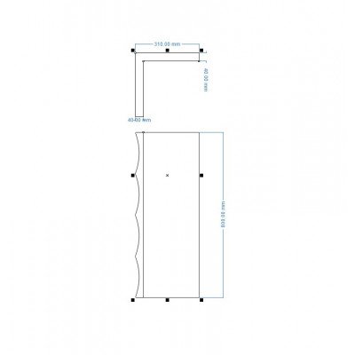 Coltar exterior NCL111 310/310X40X800       Coltar exterior NCL111 310/310X40X800