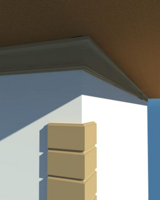 CORNISA DECORATIVA EXTERIOR NC104 220X80X1250 CORNISA DECORATIVA EXTERIOR NC104 220X80X1250