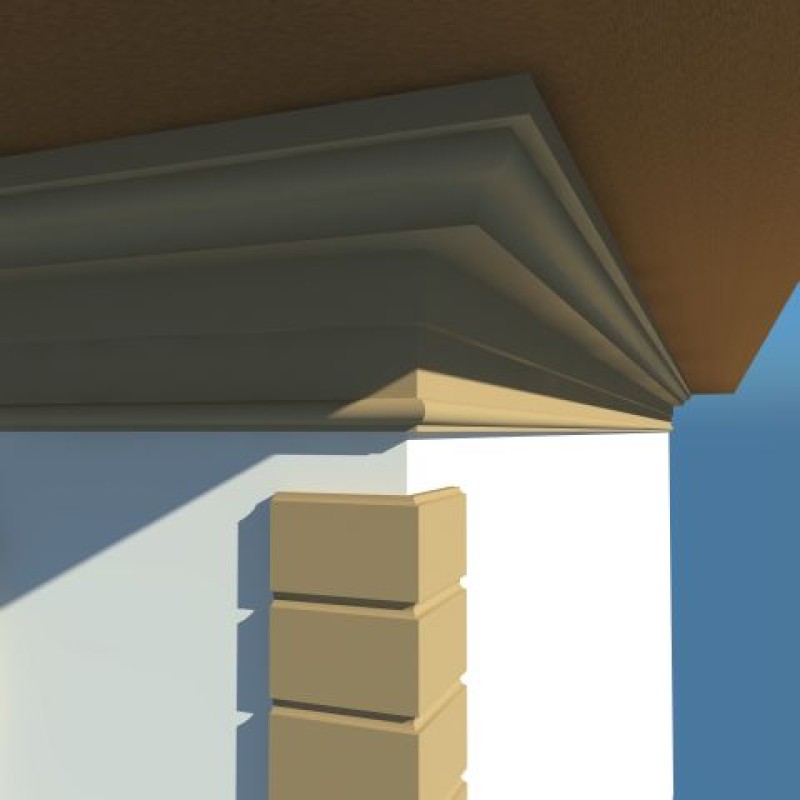 Cornisa decorativa exterior NC106 500X290X2000      Cornisa decorativa exterior NC106 500X290X2000