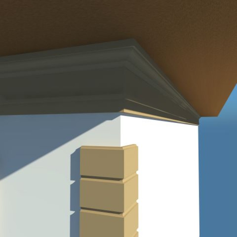 Cornisa decorativa exterior NC107 405X130X2000     
