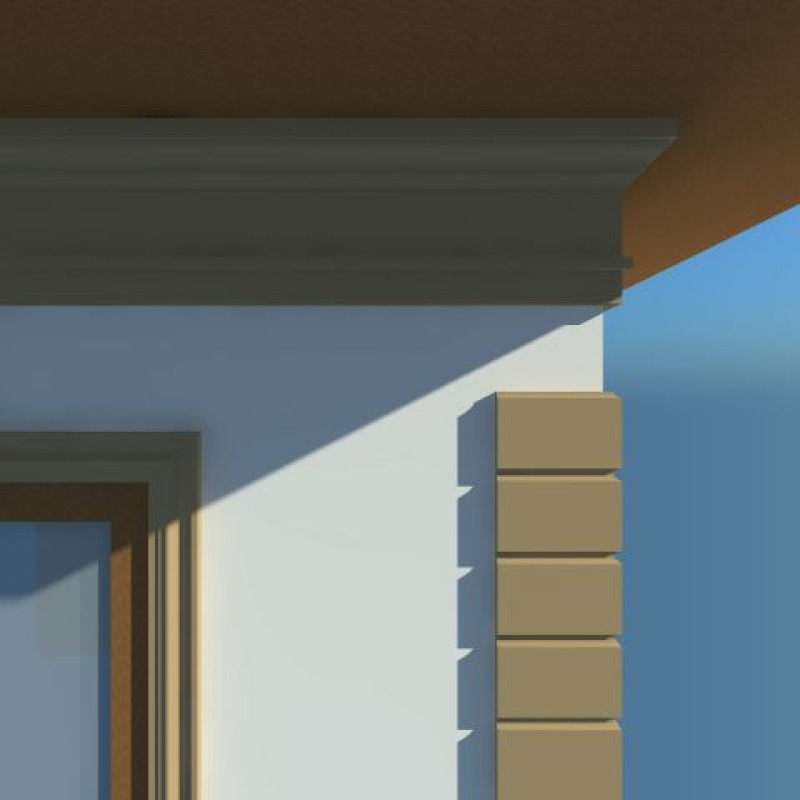 Cornisa decorativa exterior NC107 405X130X2000     