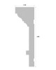 Cornisa decorativa exterior NC107 405X130X2000     