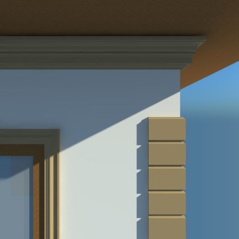 Cornisa decorativa exterior NC120 225X150X2000     