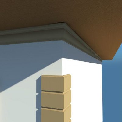 Cornisa decorativa exterior NC160 190X60X1250