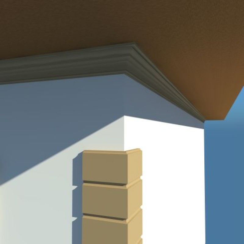 Cornisa decorativa exterior NC168 150X100X2000 Cornisa decorativa exterior NC168 150X100X2000