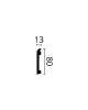 Plinta polimer dur FL12 80x13x2000 mm Plinta polimer dur FL12 80x13x2000 mm
