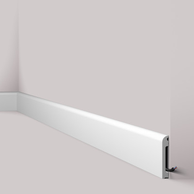 Plinta polimer dur FL12 80x13x2000 mm